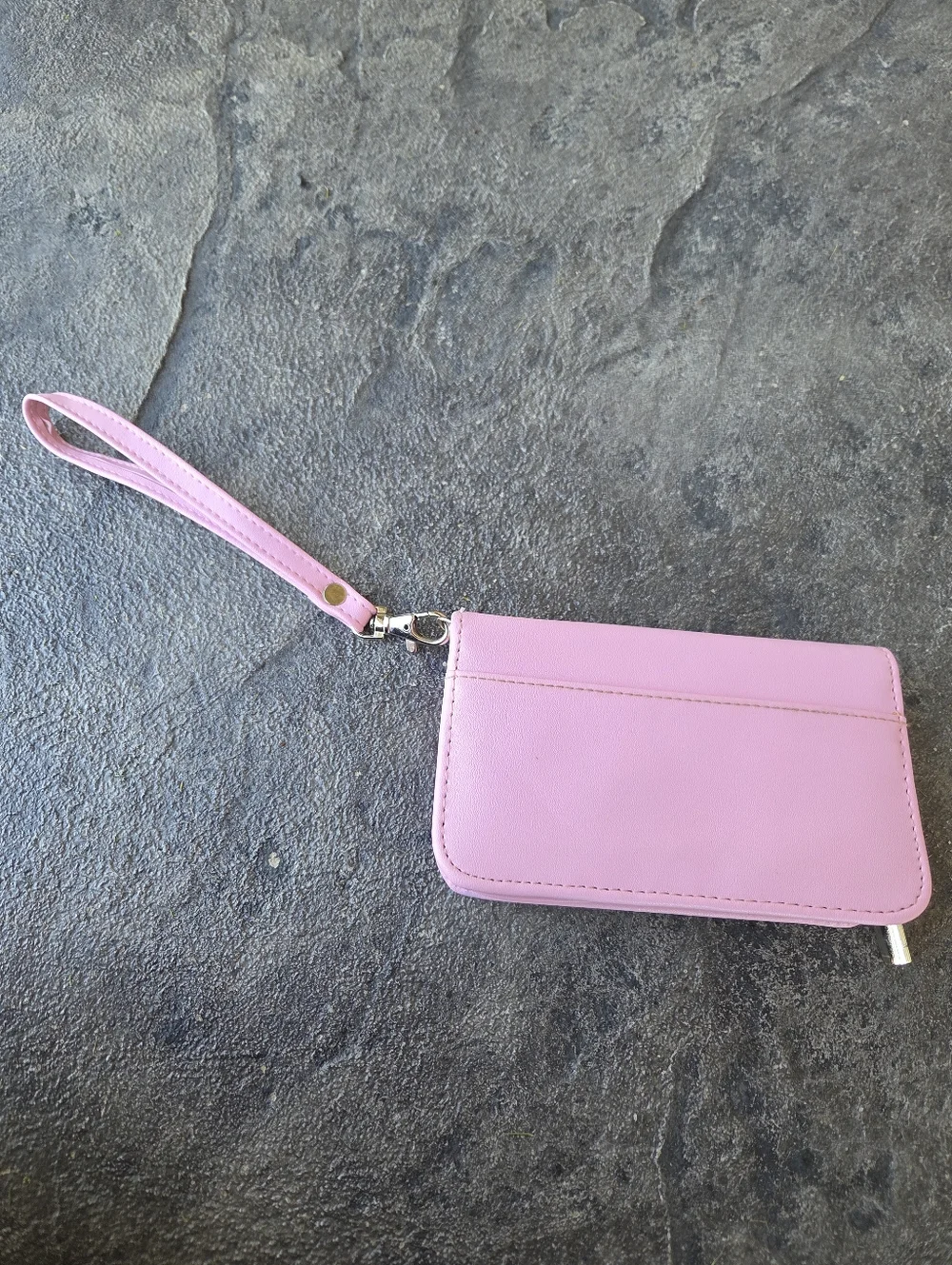 Pink Wristlet Zippered Wallet Mary Kay Removable Strap